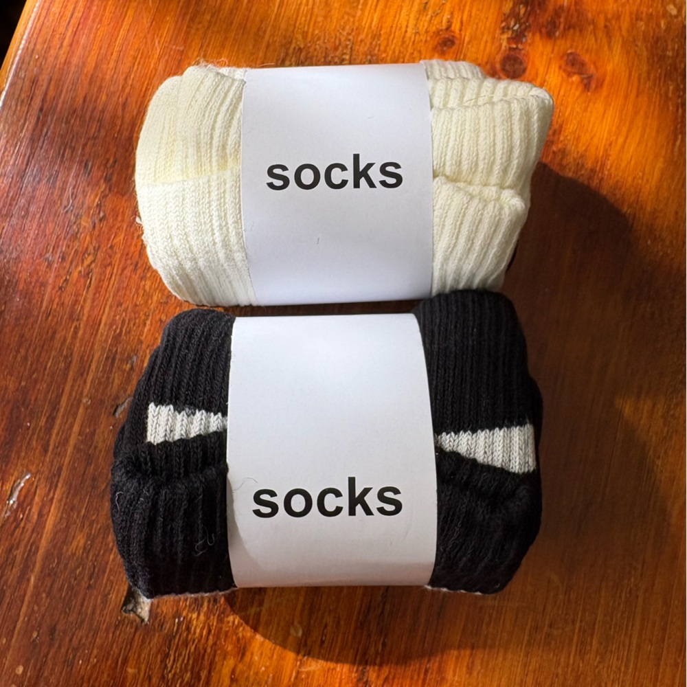 Women’s Pilates Socks — Black, Cream & Blush (3-Pack)